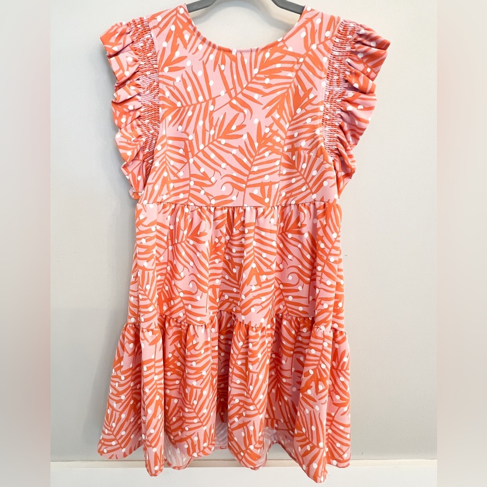 NWT Michelle McDowell Ruffle Sleeve Dress, Size S